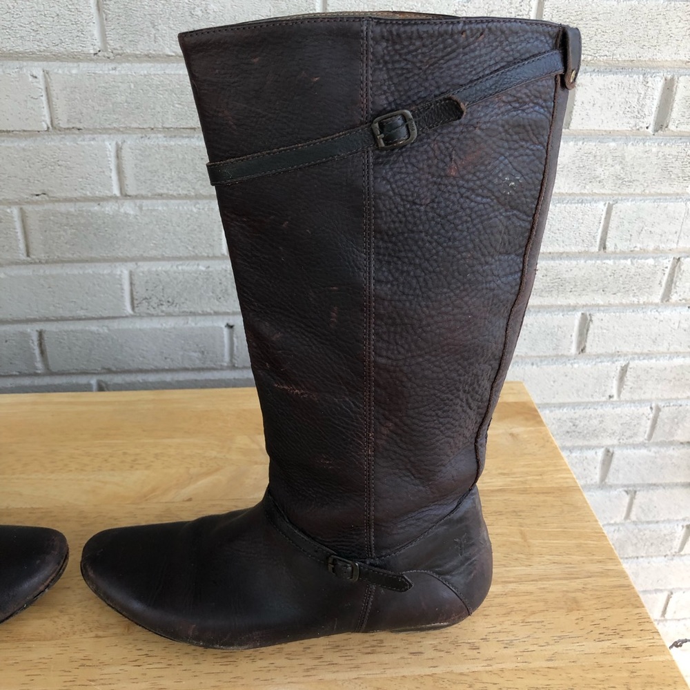 Frye Leather Riding Boots - Picture 5 of 8